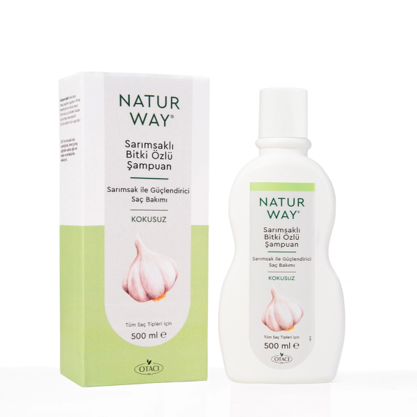 أوتاجي Otacı - شامبو ناتشورواي Naturway بمستخلص الثوم لمنع تساقط الشعر (500 مل)
