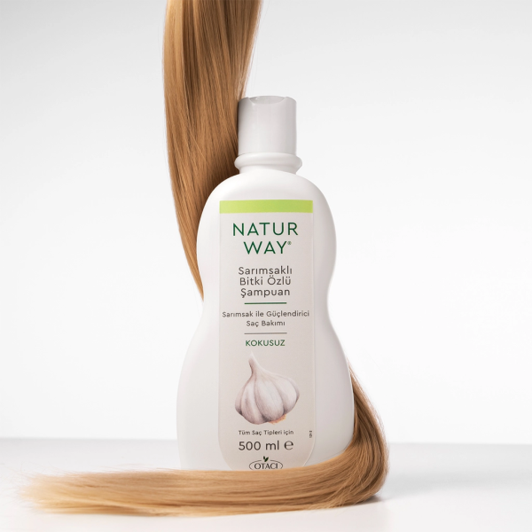 أوتاجي Otacı - شامبو ناتشورواي Naturway بمستخلص الثوم لمنع تساقط الشعر (500 مل)