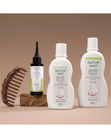 أوتاجي Otacı - شامبو ناتشورواي Naturway بمستخلص الثوم لمنع تساقط الشعر (500 مل)