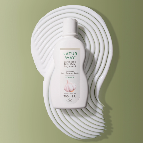 أوتاجي Otacı - بلسم ناتشورواي Naturway بمستخلص الثوم لتقوية الشعر (300 مل)