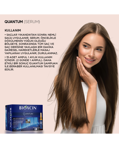 سيروم بيوكسين كوانتم بيو-أكتيف لمنع تساقط وتكثيف الشعر - 15 أمبولة × 6 مل