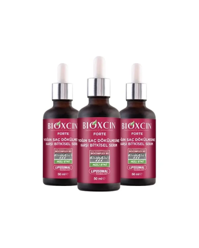 سيروم بيوكسين فورتي المكثف ضد تساقط الشعر الشديد - 3 أمبولات × 30 مل
