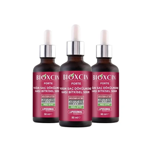 سيروم بيوكسين فورتي المكثف ضد تساقط الشعر الشديد - 3 أمبولات × 30 مل