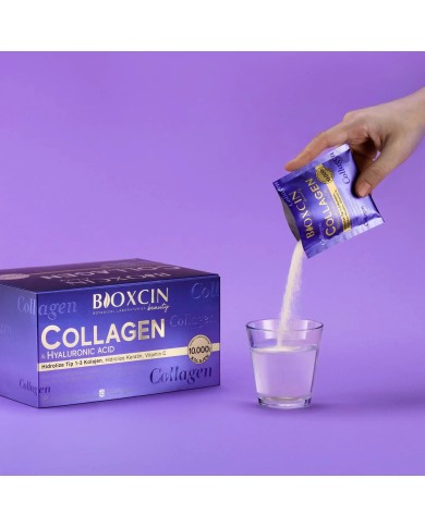 مكمل بيوكسين بيوتي كولاجين البحري 10,000 مجم لدعم نضارة البشرة - 30 كيس