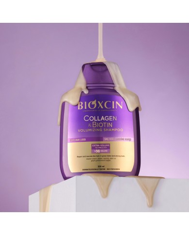 شامبو بيوكسين بالكولاجين والبيوتين لمنح الشعر حجماً وكثافة - 300 مل 3 حبات (التوفير)
