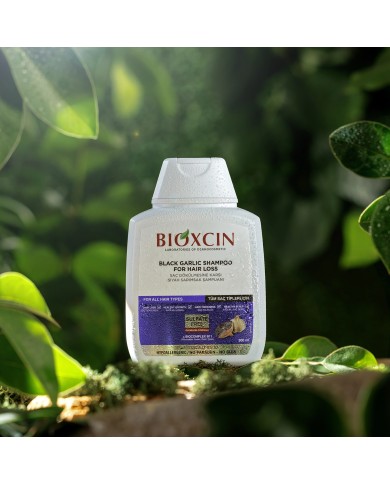 شامبو بيوكسين بالثوم الأسود ضد تساقط وترقق الشعر - 300 مل