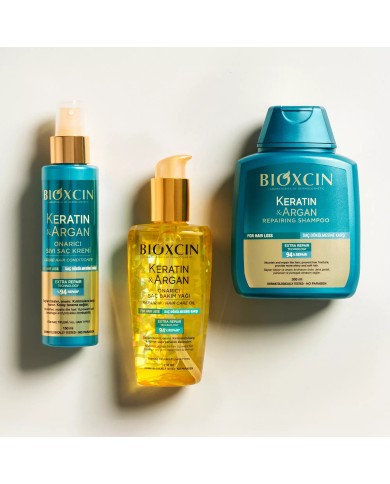 زيت بيوكسين بالكيراتين والأرغان لإصلاح وتغذية الشعر المتضرر - 150 مل