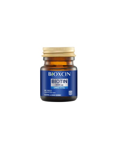 بيوكسين بيوتين 5000 ميكروغرام لتكثيف الشعر ونضارة البشرة - 60 قرص
