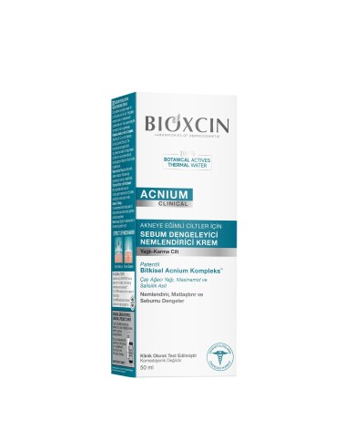 بيوكسين أكنيم كريم موازن الدهون ومرطب للبشرة الدهنية والمعرضة للحبوب