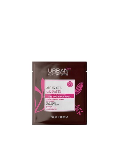ماسك أوربان كير بزيت الأرغان والكيراتين للعناية المكثفة قبل الاستحمام - 50 مل