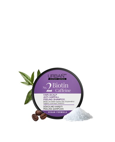 شامبو مقشر أوربان كير إكسبرت بالبيوتين والكافيين لتنقية الفروة وتحفيز النمو - 200 مل