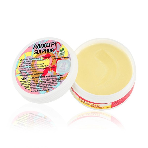 زيت ميكس أب بالكبريت للعناية بالأظافر وتقوية الجلد المحيط