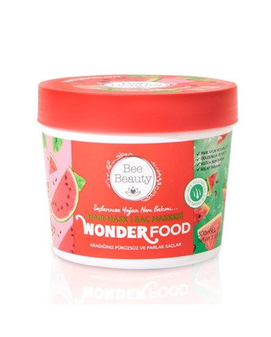 ماسك الشعر بي بيوتي وندر فود قطرة البطيخ - 300 مل