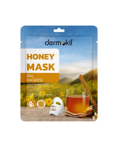 ماسك ديرموكيل الورقي بخلاصة العسل - لإشراقة فورية وتغذية البشرة الباهتة