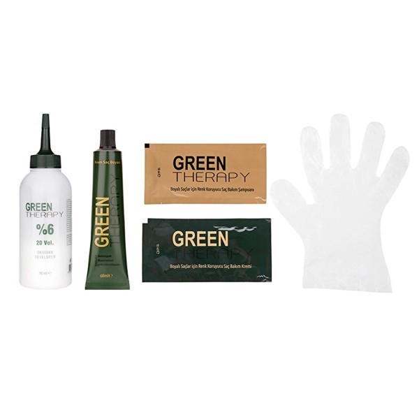 صبغة شعر جرين ثيرابي رقم 6.0 أشقر داكن - خالية من الأمونيا