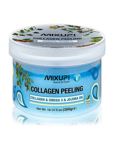 مقشر الكولاجين لليدين والقدمين من Mixup! - تفتيح وتقوية الأظافر - 300 جرام