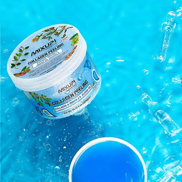 مقشر الكولاجين لليدين والقدمين من Mixup! - تفتيح وتقوية الأظافر - 300 جرام