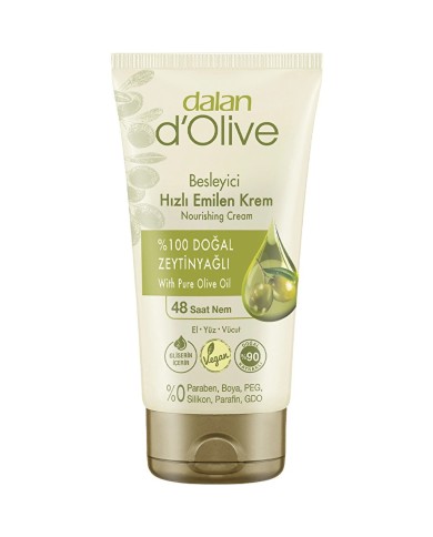 كريم دالان دي أوليف المغذي وسريع الامتصاص (60 مل) - بزيت الزيتون والجلسرين