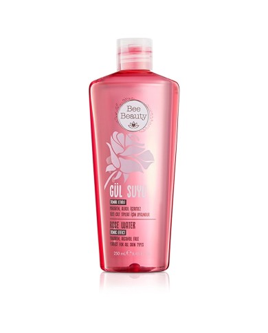 ماء الورد الطبيعي من بي بيوتي 250 مل - منظف ومزيل للمكياج
