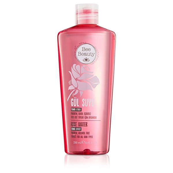 ماء الورد الطبيعي من بي بيوتي 250 مل - منظف ومزيل للمكياج