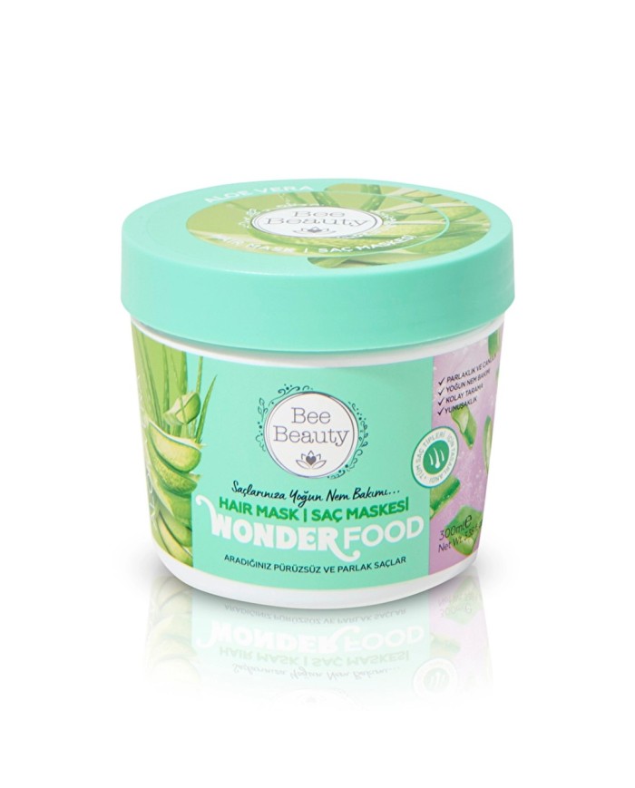 Bee Beauty Aloe Vera Hair Mask 300ml - Hydrating & Strengthening