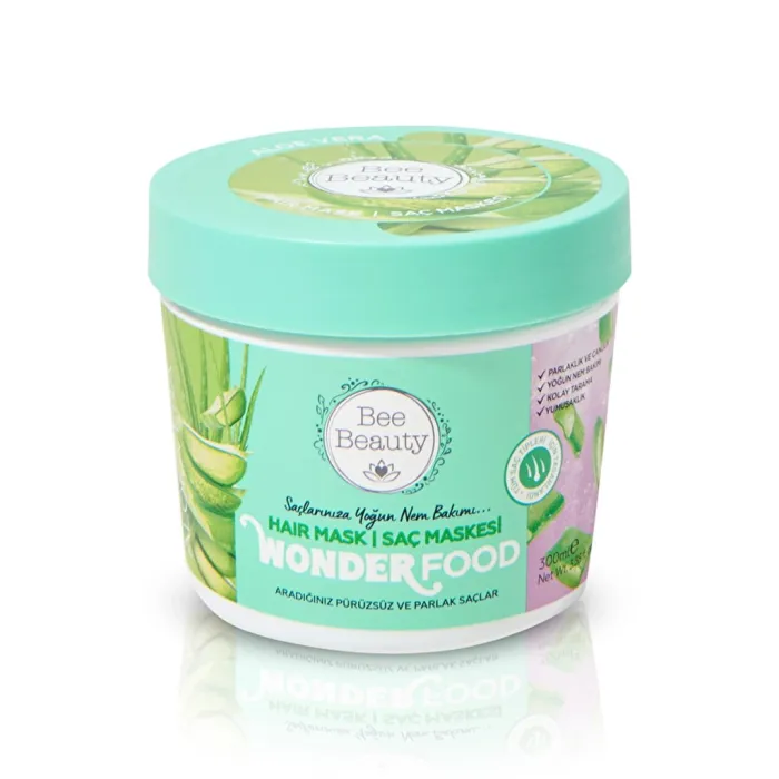 Bee Beauty Aloe Vera Hair Mask 300ml - Hydrating & Strengthening