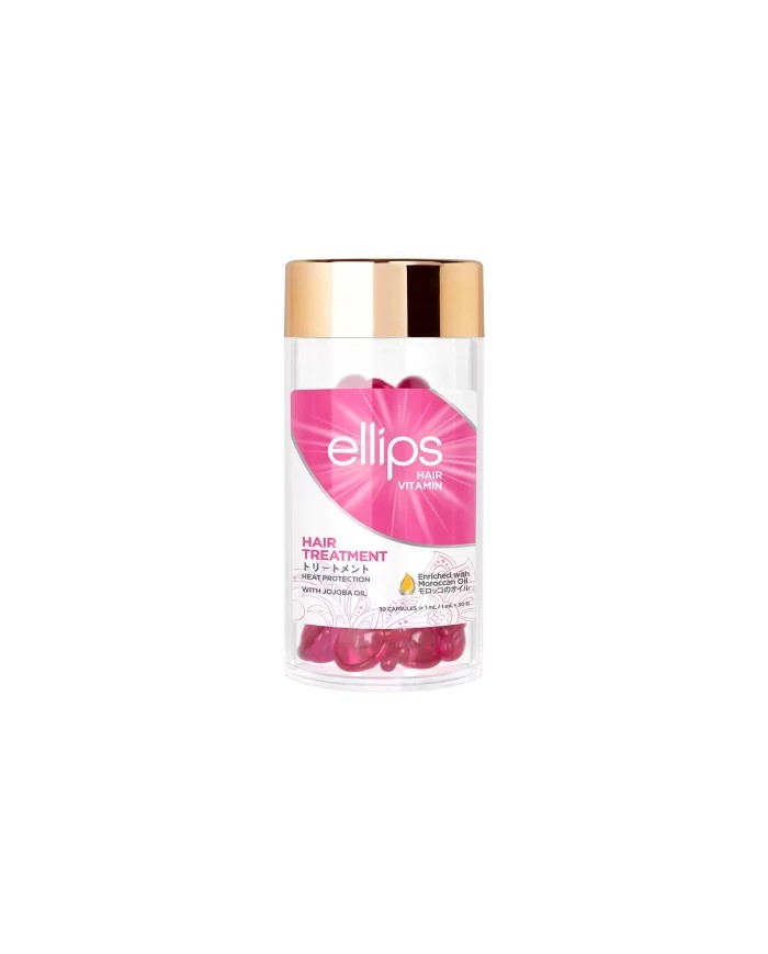 Ellips hair vitamin capsule application on dry hair for frizz control