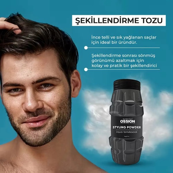 بودرة تصفيف الشعر أوسيون بريميوم باربر لاين 20 جم