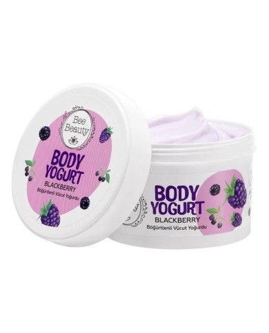 زبادي مرطب للجسم بالتوت الأسود من بي بيوتي 250 مل