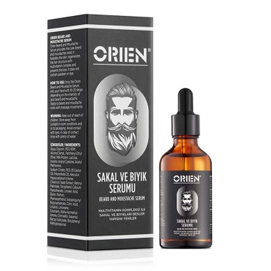 Orien Beard and Mustache Serum with Multivitamin Complex - 50 ml