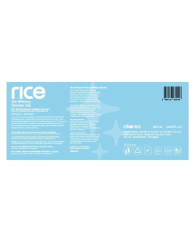 جل استحمام إنكوريا سكين للمساعدة على تفتيح توحيد لون البشرة - 400 مل