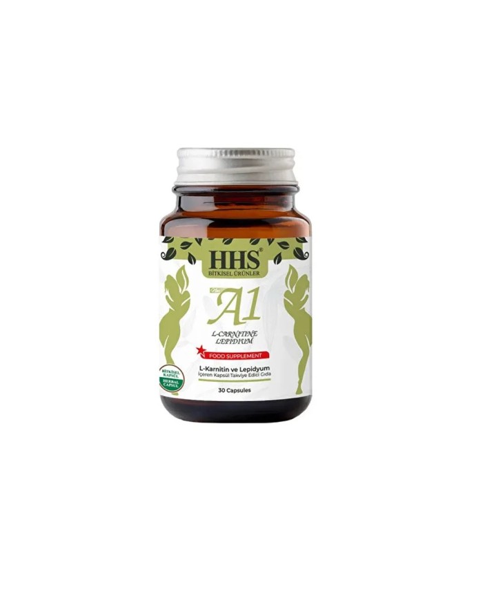 hhs a1 l carnitine HHS A1 Herbal 30 Capsules A Quality Dietary Supplement – Lujain Beauty main image 1