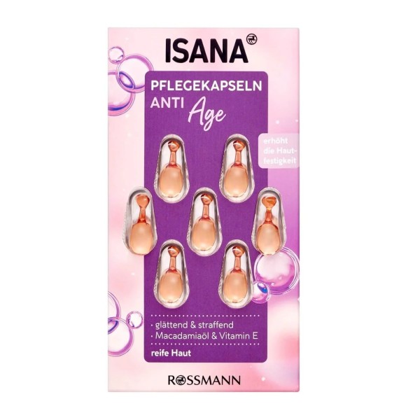 ISANA Anti-Age Care Capsules - Wrinkle Reduction & Skin Firming