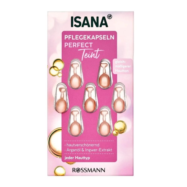 ISANA Perfect Teint Care Capsules - Skin Tone Unifying & Velvety Softness