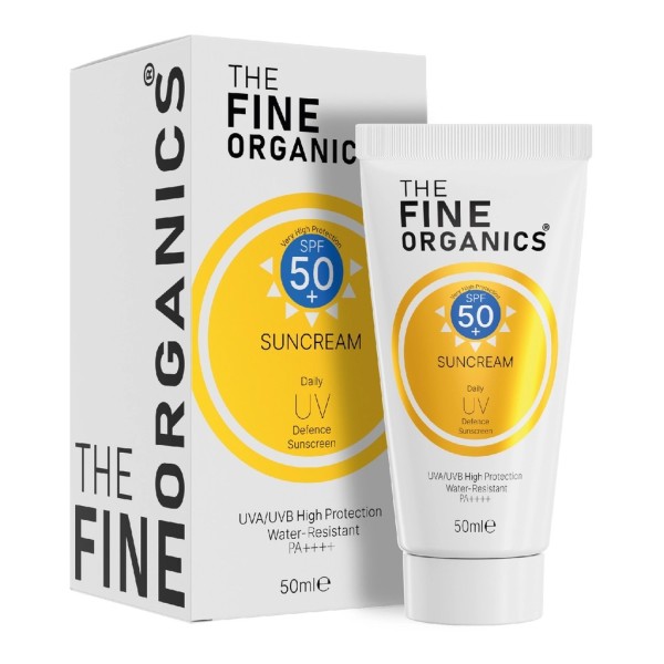 The Fine Organics SPF 50+ Sunscreen - High Protection & Intensive Anti-Spot