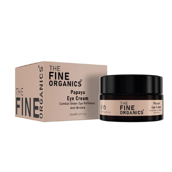 The Fine Organics Papaya Eye Cream - Anti-Wrinkle & Anti-Puffiness