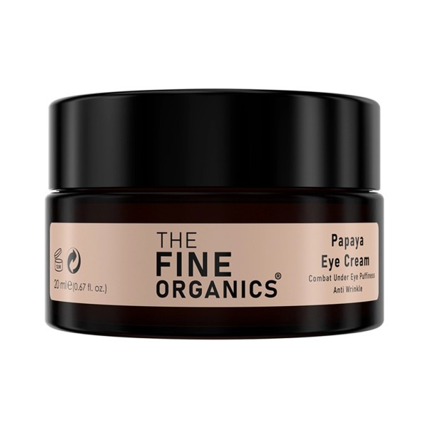 The Fine Organics Papaya Eye Cream - Anti-Wrinkle & Anti-Puffiness