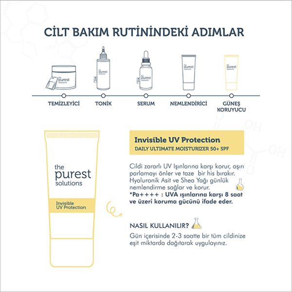 ذا بيورست سوليوشنز - واقي شمس مرطب يومي غير مرئي SPF 50+ (50 مل)