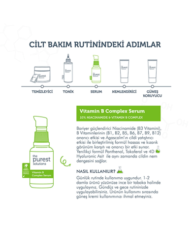 ذا بيورست سوليوشنز - سيروم فيتا-بي كومبليكس لتعزيز حاجز البشرة (30 مل)