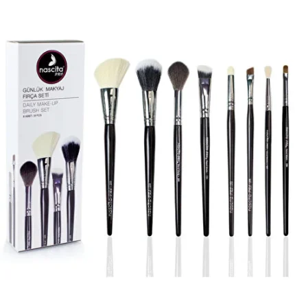 Nascita Pro Daily Makeup Brush Set 8 Pieces NASBRUSHSET52 8 فرش