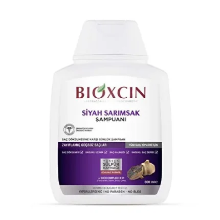 Bioxcin Black Garlic Shampoo 300 ml