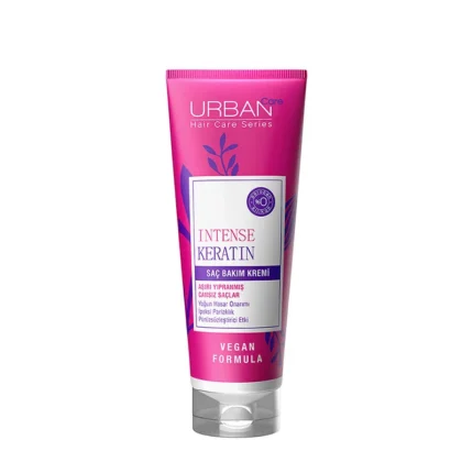 بلسم العناية بالشعر المكثف بالكيراتين لإصلاح الشعر Urban Care Intense Keratin Damage Repair and Shine Hair Care Conditioner 250 ml