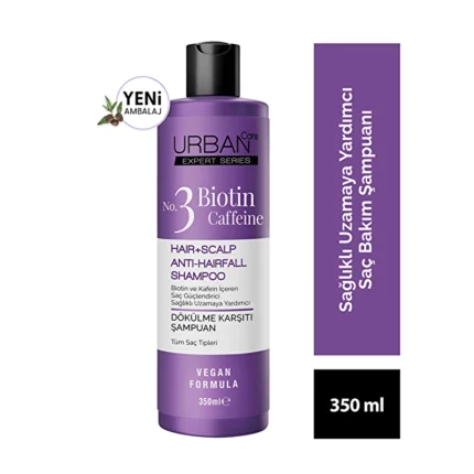 Urban Care Expert Series Biotin & Caffeine Anti-Shedding Hair Care Shampoo 350 ml