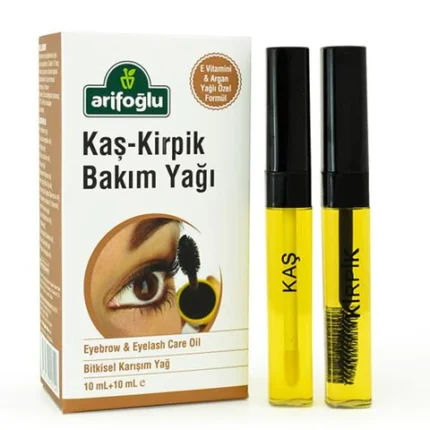 زيت العناية بالرموش والحواجب فيتامين ه الطبيعي 10+10 مل Arifoğlu