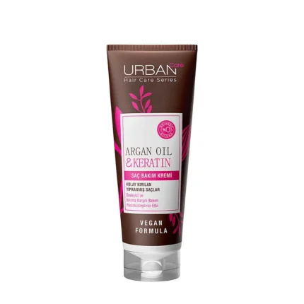 بلسم العناية بالشعر المغذي بزيت الأرجان والكيراتين ومضاد للتقصف Urban Care Argan Oil & Keratin Nourishing & Anti-Breakage Hair Care Conditioner 250 ml