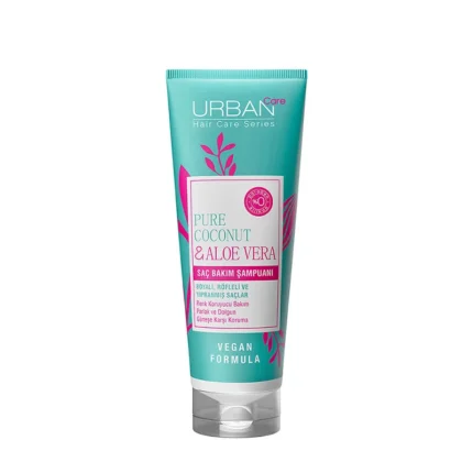 شامبو حماية اللون بزيت جوز الهند النقي والصبار Urban Care Pure Coconut Oil & Aloe Vera Color Protecting Shampoo 250 ml