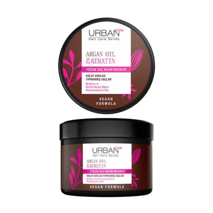 ماسك العناية المكثفة بالشعر بزيت الأرغان والكيراتين Urban Care Argan Oil & Keratin Intensive Hair Care Mask 230 ml