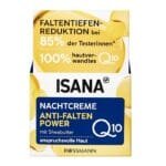 كريم الليل Q10 مكافحة لتجعد البشرة Isana Q10 Night Cream Anti-Wrinkle 50 ml